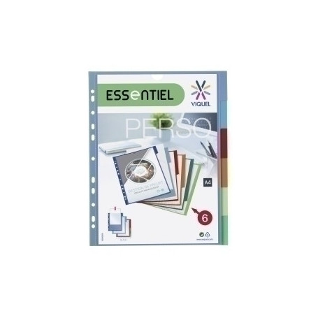 COMPRAR SEPARADORES VIQUEL A4 6 ps. PERSONALIZAB