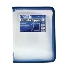 COMPRAR CARP.PORTADOC.OFF.BOX ZIPPER AZUL