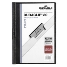 COMPRAR DOSSIER CLIP DURACLIP A4 2200 30h NEGRO