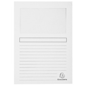 COMPRAR SUBCARP. EXAC. VENTANA 120g A4 BLAN P/25