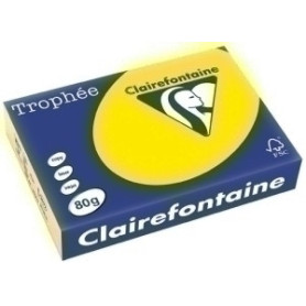 COMPRAR PAPEL COLOR A4 TROPHEE 80g 500h AMARILLO