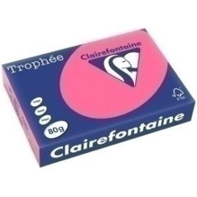 COMPRAR PAPEL COLOR A4 TROPHEE 80g 500h ROSA FUC