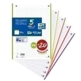 COMPRAR RECAMBIO OXF. A4 120h 4 TAL. CD.4