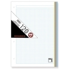 COMPRAR RECAMBIO PACSA A4 120h 4 TAL. 5 COL. BAN