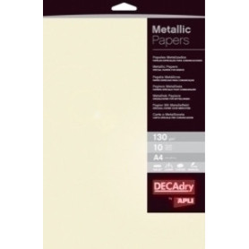 COMPRAR PAPEL METALIZAD.A4 APLI 130g 10h CHAMPAN