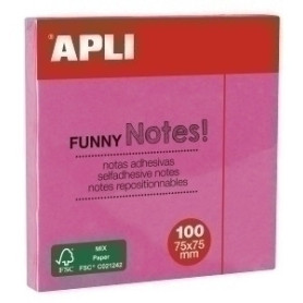 COMPRAR TACO NOTAS APLI 76X76 ROSA NEON