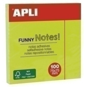 COMPRAR TACO NOTAS APLI 76X76 VERDE NEON