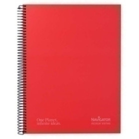 COMPRAR BLOC NAVIGATOR A4 80h HZ ROJO