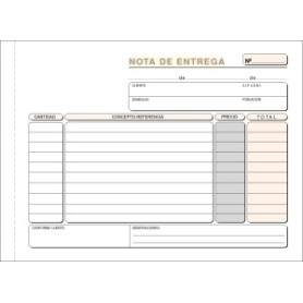 COMPRAR TALONARIO ENTREGAS 4º APDO TRIPLI LOAN