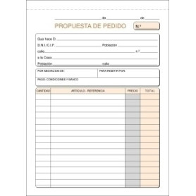 COMPRAR TALONARIO PEDIDOS 4º NATU TRIPLI LOAN
