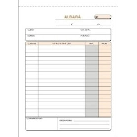 COMPRAR TALON. CAT. ALBARANES 4º NATU DUPLI LOAN