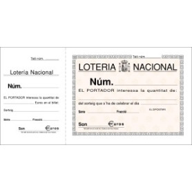 COMPRAR TALON. CAT. LOTERIA DOS TINTAS LOAN