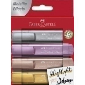 COMPRAR ROTUL.FLUOR FABER CASTELL 1546 MET.P/4