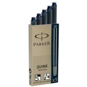 COMPRAR TINTA ESTILOG.PARKER 5 CART.AZUL NEGRO