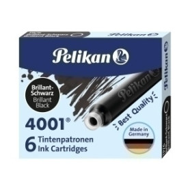 COMPRAR TINTA ESTILOG.PELIKAN 6 CART.TP/6 NEGRO