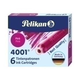 COMPRAR TINTA ESTILOG.PELIKAN 6 CART.TP/6 ROSA
