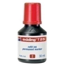 COMPRAR TINTA ROTUL.EDDING 30 ml T25 ROJO