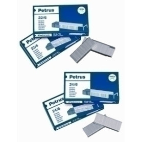 COMPRAR GRAPAS PETRUS 22/6-24/6 GALV.cj.1000