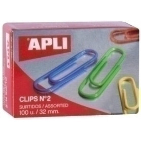 COMPRAR CLIP COLOR APLI Nº2 PLAST.Cj.100