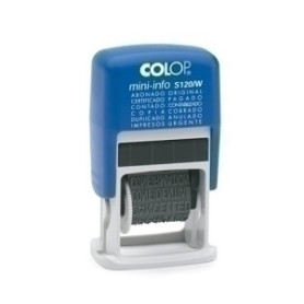 COMPRAR SELLO e.A. COLOP S120/W FC 12 TEXTOS