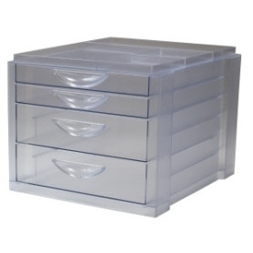 COMPRAR MODULO OLEF 4 CAJONES CRISTAL/CRISTAL