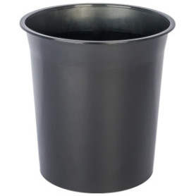 COMPRAR PAPELERA PLASTICO CERRADA NEGRA