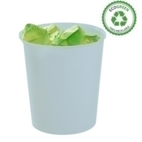 COMPRAR PAPELERA PLASTICO CERRADA A.2000 AZUL PS