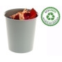 PAPELERA PLASTICO CERRADA A.2000 GRIS - 14401448/2001GS