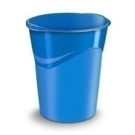 COMPRAR PAPELERA PLAST. CERRADA CEP GLOSS AZUL