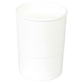 COMPRAR PORTA LAPICES PLASTICO REDONDO BLANCO