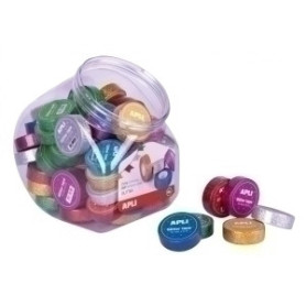 COMPRAR CINTA ADHESIVA APLI GLITTER 15x5 EXP.60