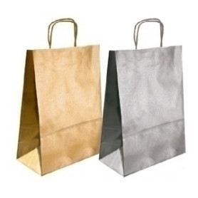 COMPRAR BOLSA PAPEL KRAFT LISO 27x37 PLAT P/50