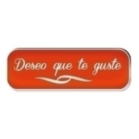 COMPRAR ETIQ.REG. R.250 DESEO QUE TE GUSTE ROJO