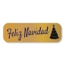 COMPRAR ETIQ.REG. R.250 FELIZ NAVIDAD ORO