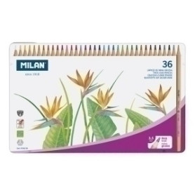 COMPRAR LAPICES COLOR MILAN HEX. CAJA METAL.36