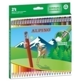 COMPRAR LAPICES COLOR ALPINO BORR. est.24 c/GM
