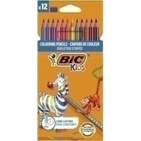 COMPRAR LAPICES COLOR BIC EVOL.STRIPES est.12