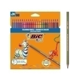 COMPRAR LAPICES COLOR BIC EVOL.STRIPES est.24