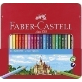 COMPRAR LAPICES COLOR FABER  est.METAL 24