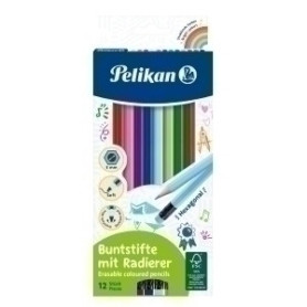 COMPRAR LAPICES COLOR PELIKAN BORRABLE est.12