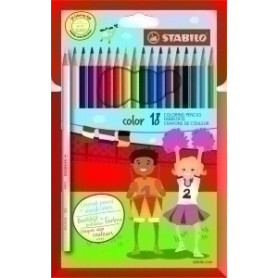 COMPRAR LAPICES COLOR STABILO COLOR ESTUCHE 18