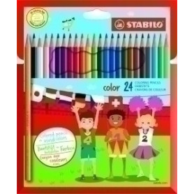 COMPRAR LAPICES COLOR STABILO COLOR ESTUCHE 24