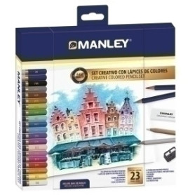 COMPRAR LAPICES COLOR MANLEY SET CREATIVO C/23