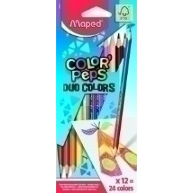 COMPRAR LAPICES COLOR MAPED COLOR"PEPS DUO es.12