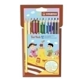 COMPRAR LAPICES COLOR STABILO TRIO est.PLAST.12