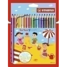 COMPRAR LAPICES COLOR STABILO TRIO est.PLAST.18