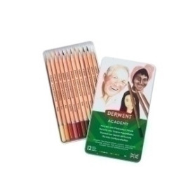 COMPRAR LAPICES DERWENT CAJ.METALICA 12 PZ.ACUAR