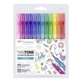 COMPRAR ROTULADOR TOMBOW TWINTONE ARCO IRIS E.12