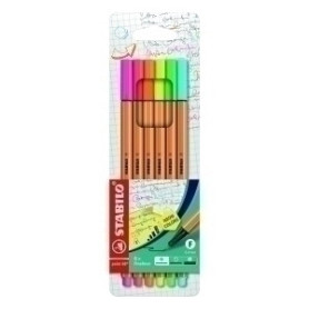COMPRAR ROTUL.STABILO POINT 88 NEON ESTUCHE  6