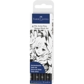 COMPRAR ROTUL.FABER PITT MANGA ESTUCHE DE 4